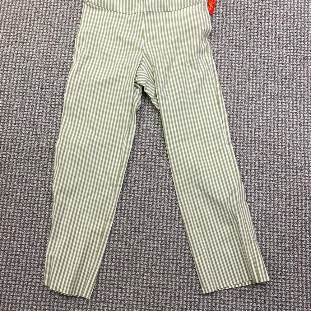 NWT Krazy Larry Striped Light Green women’s  Pants